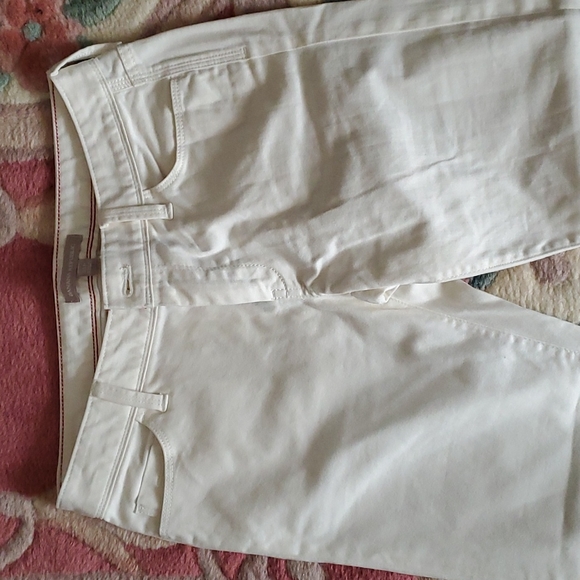 Banana Republic Size 0 Petite Ivory Slim Pants - Picture 4 of 9
